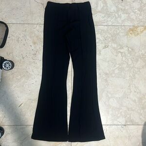Zara Girls Black Flare Leggings